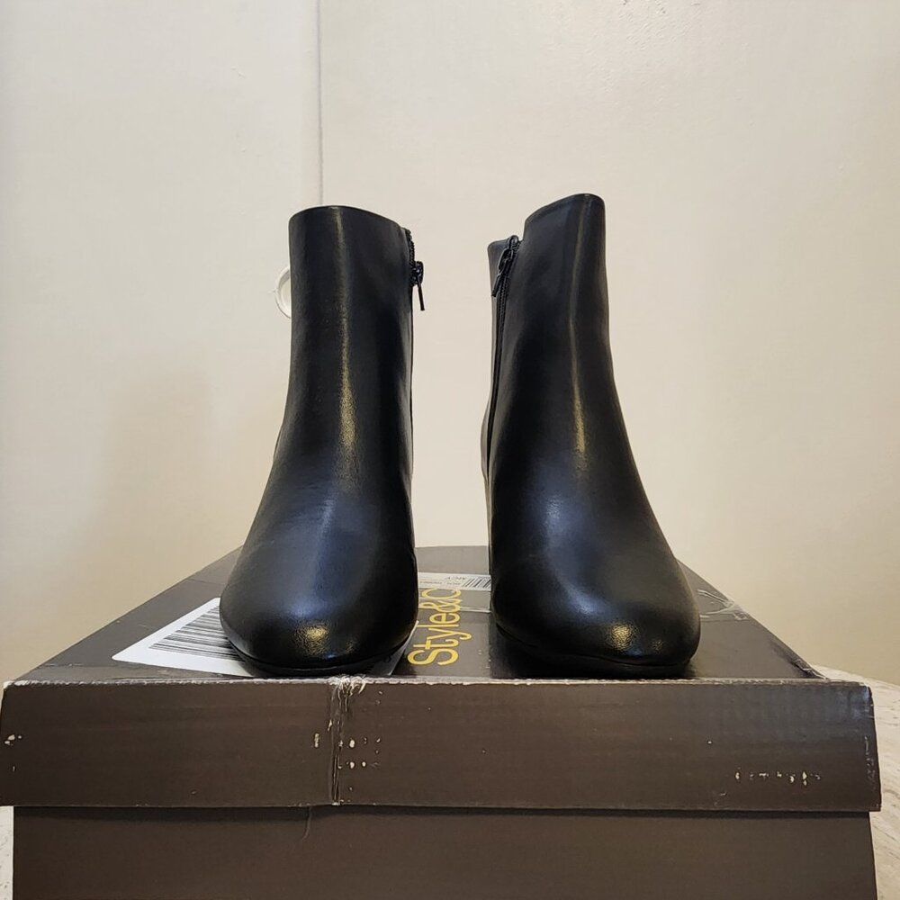 Style Co Womens Brookss Flare Booties Black Sm from Macy's - c015 - Picture 2 of 8
